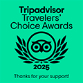 Tripadvisor Travelers Choice Award 2025